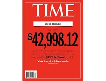 95% off TIME Magazine - 6 month auto-renewal