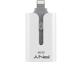 $25 off Pny Duo-link On-the-go 32gb Usb Flash Drive