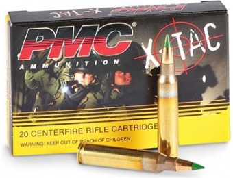 17% off 120 rds. PMC X-TAC .223 5.56x45mm, 62 Grain FMJ Ammo