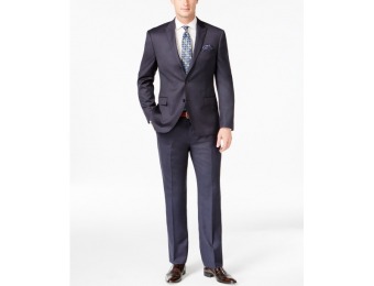 85% off Tallia Slim-Fit Navy Pindot Peak Lapel Suit