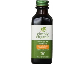 87% off Simply Organic Vanilla Flavoring, 2 Ounce