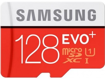 55% off Samsung EVO+ 128GB Class 10 UHS-1 microSDXC Memory Card