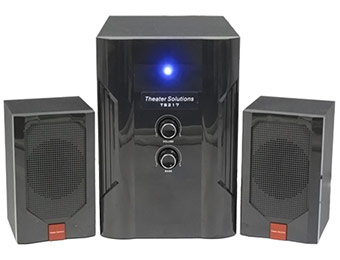 $85 off Theater Solutions TS217 2.1CH Computer/Home Speakers