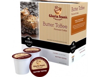 24% off Keurig Gloria Jean's Butter Toffee K-cups (108-pack)
