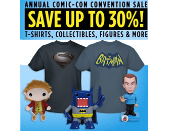 Up to 30% off WBShop Annual Comic-Con Convention Sale