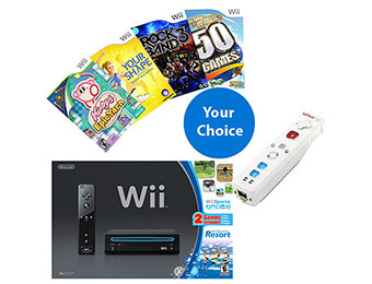 Nintendo Wii Ultimate Bundle (Console, Wii Sports, Extra Controller, Games & more)