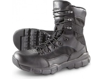 61% off Reebok Men's 8" Dauntless Tactical Boots, Side Zip