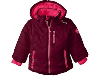 70% off Big Chill Little Girls' Puffer Coat with Sherpa Trim Hood