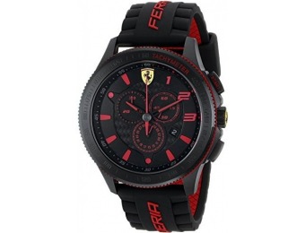 $240 off Ferrari Men's 0830138 Scuderia XX Silicone Band Watch