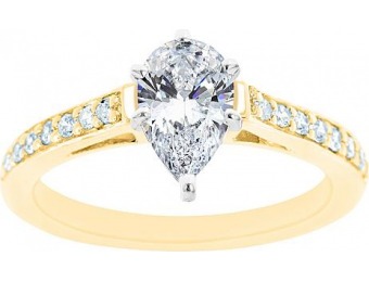 $6,457 off New York City Pear Shaped Certified Diamond Ring