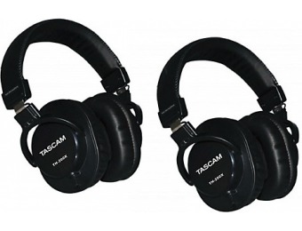 83% off Tascam Th-200X Studio Headphones (2-Pack)