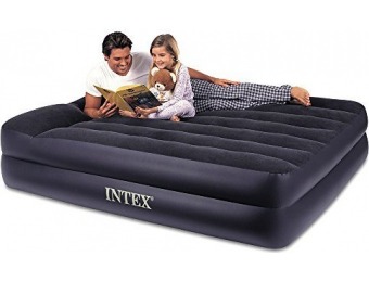 50% off Intex Pillow Rest Raised Queen Airbed w/ Electric Pump