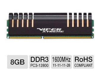 56% off Patriot Viper Xtreme 8GB Desktop Memory after $30 rebate