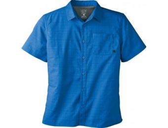 70% off Mountian Hardwear McLane Short-Sleeve Blue Shirt