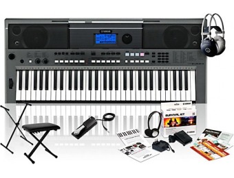 38% off Yamaha PSR-E443 Complete Keyboard Package w/ M80 MkII