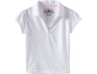 45% off U.S. Polo Assn. Little Girls' Short Sleeve Jersey Polo Shirt