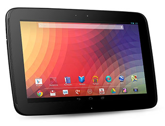 $86 off Google Nexus 10 32GB Wi-Fi 10" 2560x1600 Android Tablet