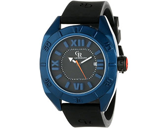 90% off Giulio Romano Termoli Blue Aluminum Embossed Watch