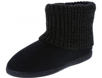 67% off Women's Ribbed Bootie Slipper