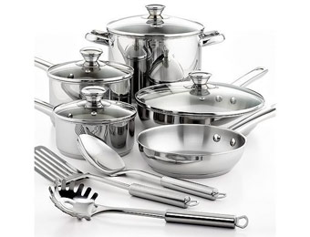 $70 off Tools of the Trade Stainless Steel 12 Piece Cookware Set
