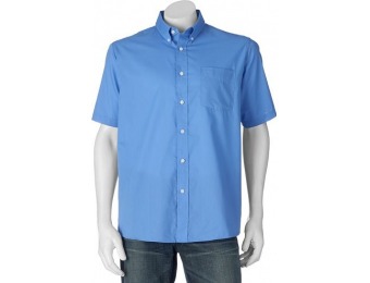 80% off Dockers Solid No-Wrinkle Casual Button-Down Shirt