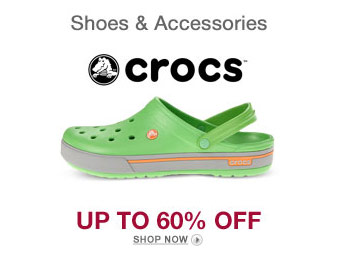 Up to 60% off Crocs Shoes & Accessories