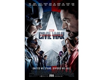 25% off Captain America: Civil War (3D Blu-ray Combo) Pre-order