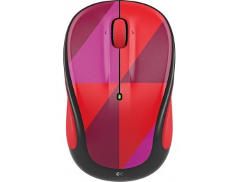 50% off Logitech M325c Wireless Optical Mouse - Red Harlequin