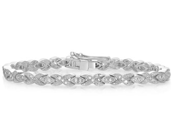 $380 off DiamondPrincess XOXO Silver Bracelet