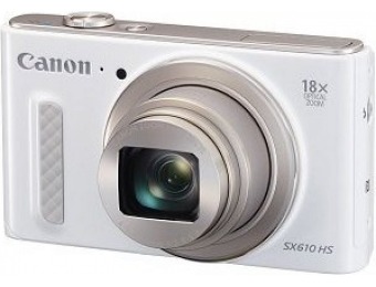 $66 off Canon PowerShot SX610 HS Wi-Fi Enabled (White)
