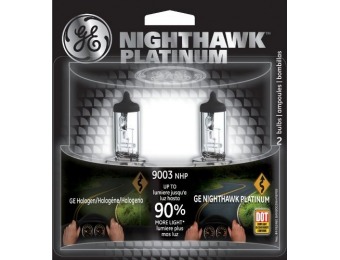 75% off GE Nighthawk Platinum 9003 Halogen Bulbs, (Pack of 2)