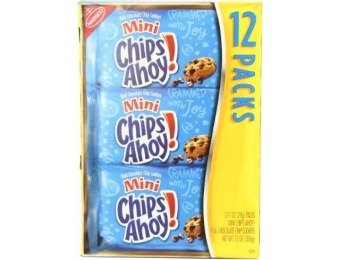 44% off Chips Ahoy! Mini Cookies, 1 Ounce (Pack of 12)