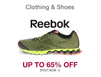 Up to 65% off Reebok Shoes & Apparel