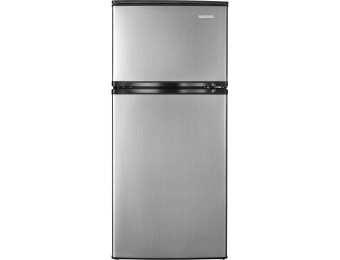 $100 off Insignia 4.3 Cu. Ft. Compact Refrigerator - Stainless-steel