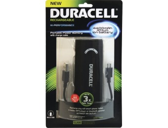 80% off Duracell Pro510 Power Bank Portable Charger - Black