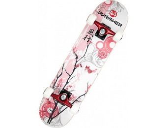 78% off Punisher Cherry Blossom Complete Skateboard