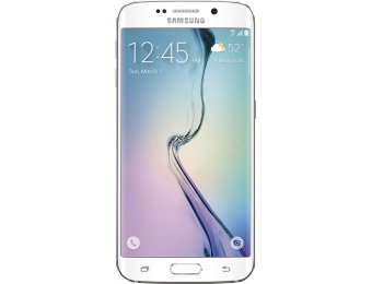 99% off Samsung Galaxy S6 Edge With 64GB Smartphone - White Pearl
