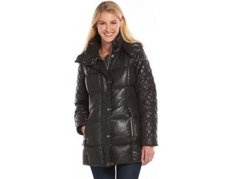 90% off AM Studio by Andrew Marc Hooded Down Puffer Jacket