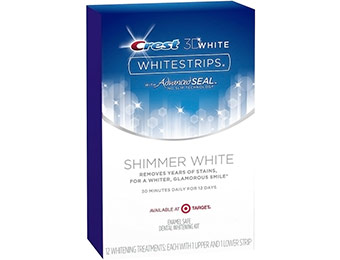 $9 off Crest 3D Whitestrips Shimmer White - 12 Treatments