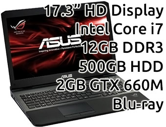 $300 off Asus G75VW-TH71 17.3" HD Gaming Notebook