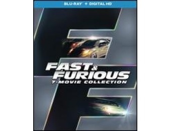 55% off Fast & Furious 7-movie Collection Blu-ray