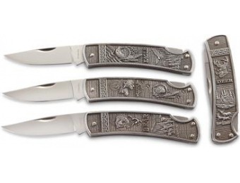 78% off 4 Szco Wildlife Folding Knives