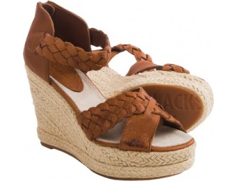 62% off Blackstone FL53 Leather Wedge Sandals (For Women)