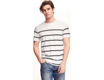 58% off Old Navy Soft Washed Striped Crew Neck Tee For Men