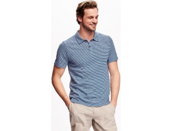 67% off Old Navy Striped Jersey Polo For Men (reg, big, & tall sizes)