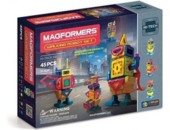 49% off Magformers Hi-Tech Walking Robot Set (45-pieces)