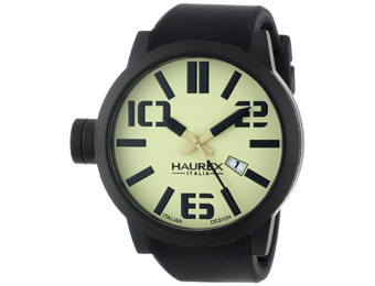 $675 off Haurex Italy 1N377UCN Turbina IP Case Silicone Watch