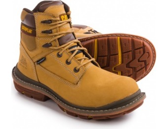 37% off Caterpillar Fabricate Waterproof, Leather Work Boots