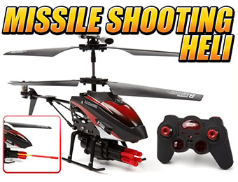 $45 off Metal Missile Attack 3.5CH RTR RC Helicopter