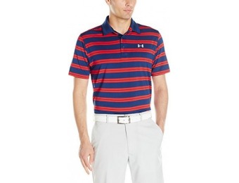25% off Under Armour Men's Groove Stripe Polo, Blackout Navy